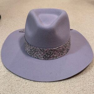 Wyeth Hat Lavender Wide Brim Hat